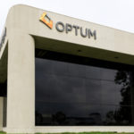Office building with logo for Optum