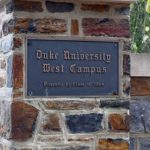 Duke University Campus Plaque