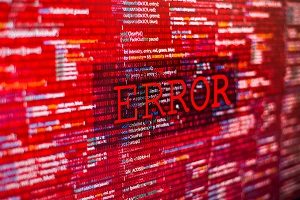Coding Background with Error Written