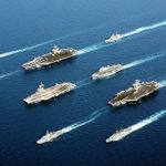fleet of navy ships
