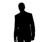 man shadow suit
