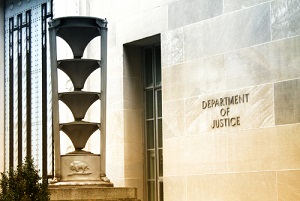 Department of Justice building entrance