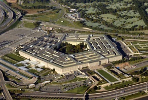 Pentagon Building from Aerial View