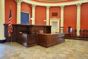 Courtroom and Jury Stand