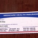 Photo of person Medicare card