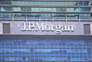 J.P. Morgan Logo on Building