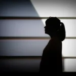 silhouette of a woman profile