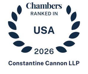 Constantine Cannon Chambers Ranking Badge